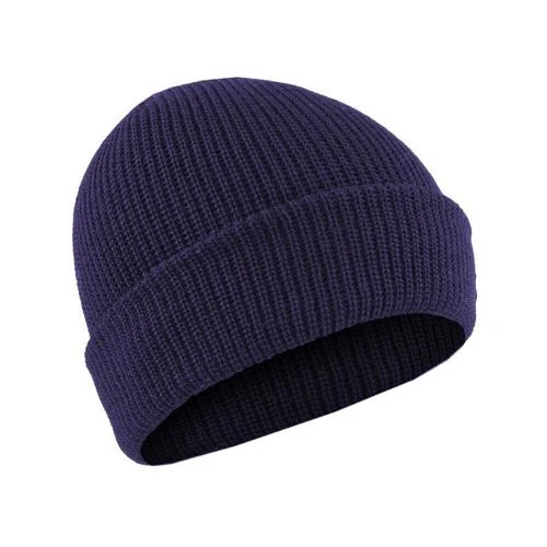Beanie de lână bleumarin