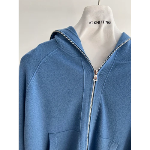 Navy Wool Cardigan Women's