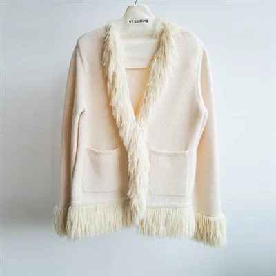 Cardigan cald de lână pentru femei