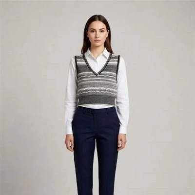 Topuri tricotate pentru femei, de designer, slim-fit